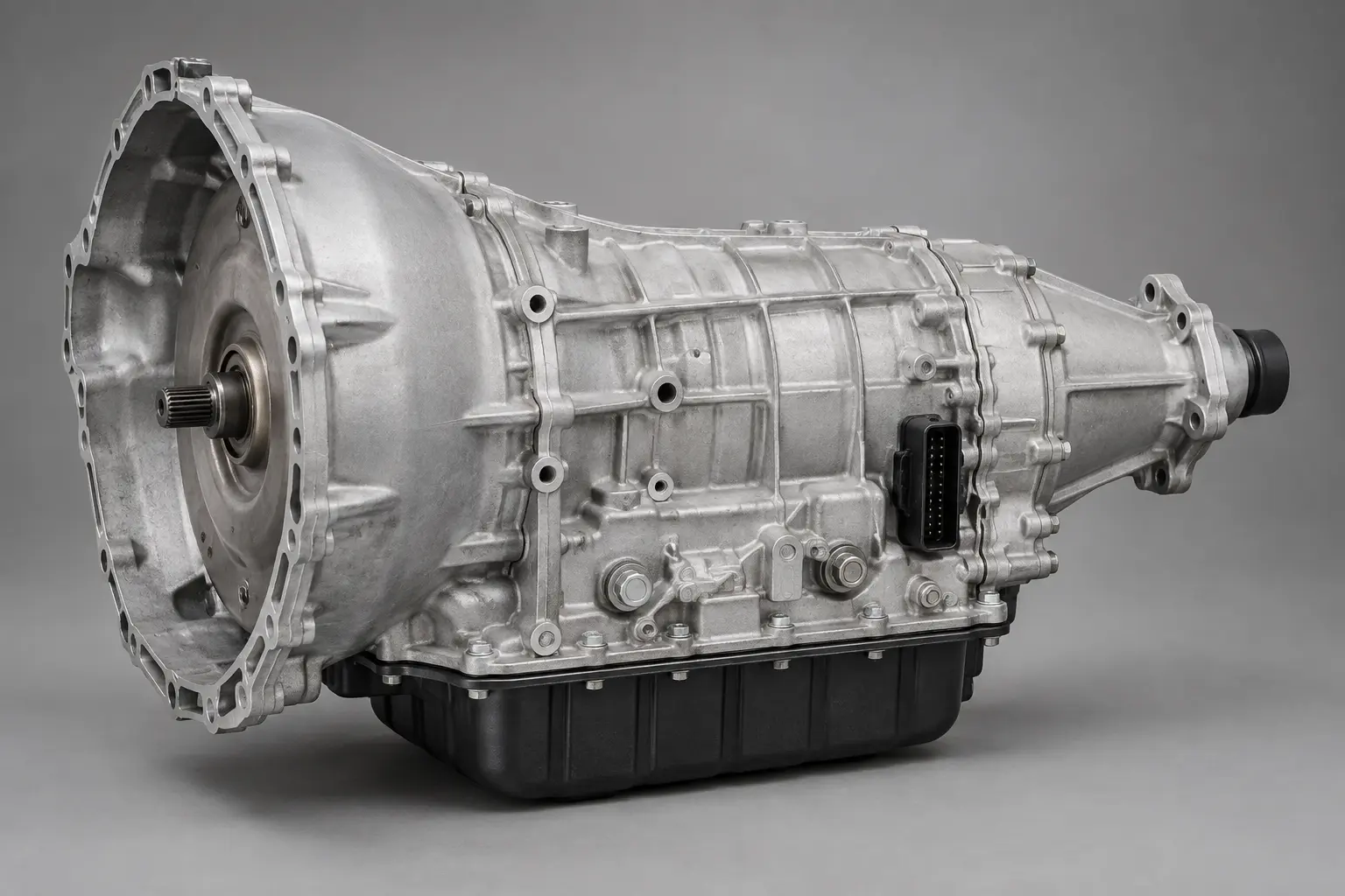 Representative 545RFE remanufactured transmission assembly