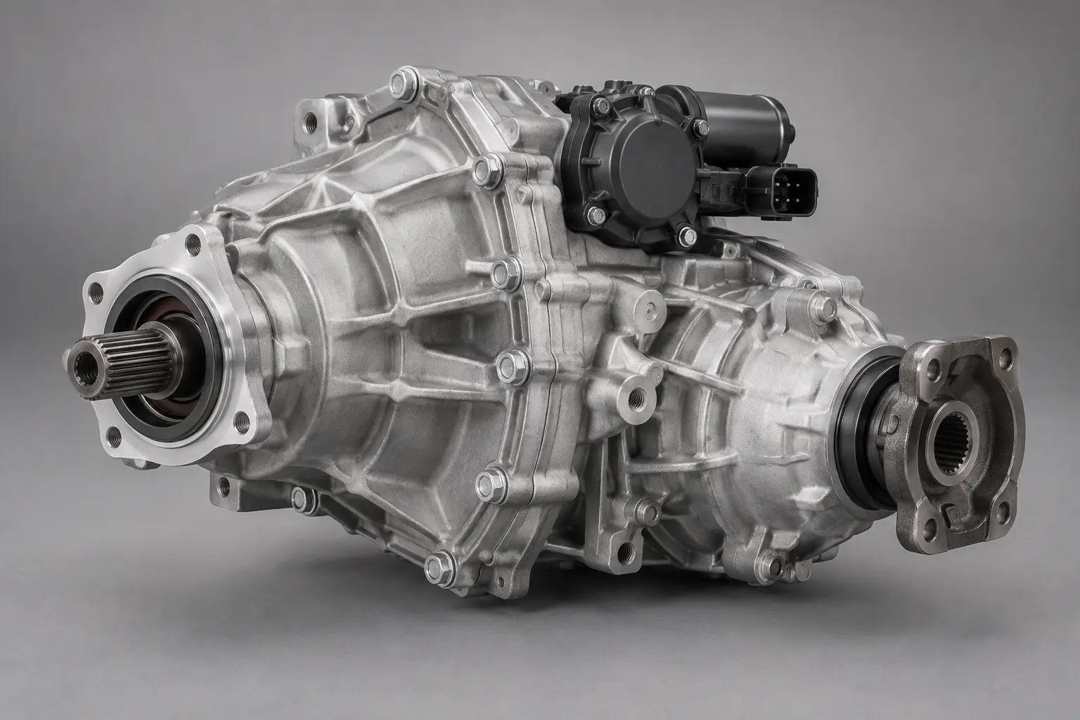 Representative complete remanufactured four-wheel-drive transfer case assembly