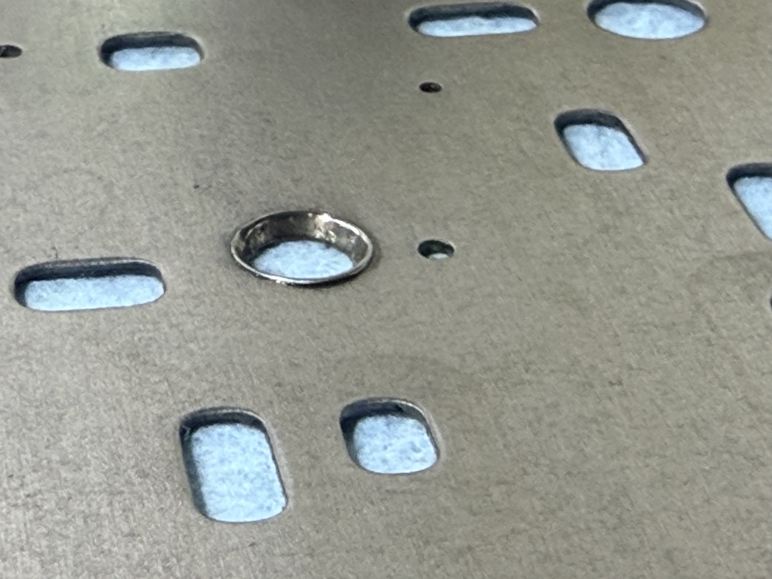 Damaged transmission separator plate found during teardown